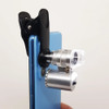 Mini Microscópio Lupa Zoom 60x Led Uv Visão Clara P/ Celular 3