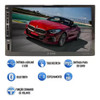Multimidia P/ Carro Mp5 7  Usb/aux/bt/esp Ios/android 2 Din 1
