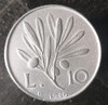 M445 Moneda Italia 10 Liras Año 1949 Km# 90 Hermosa 1