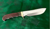 Cuchillo Antiguo Pakistaní Madera Bronce Y Acero 2