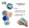 Kit Maquillaje Argentina Glitter En Gel Easy Glitta Mundial 1