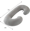 Cden Almohada Para Embarazo, Almohada De Cuerpo Completo En 1