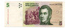 Billete 5 Pesos Convertibles Segundo Diseño Bottero 3328 Mb+ 0