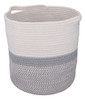 Cesta De Armazenamento De Corda De Algodão, Lavanderia Tecid 0