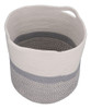 Cesta De Armazenamento De Corda De Algodão, Lavanderia Tecid 5