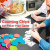 Senseyo 200 Fichas De Juego De Póquer De Plástico 5