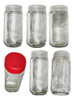 8 Frasco  Vidrio Grande  7cmx 18 Cm 3