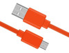 Cable Arzweyk De Usb A Micro Usb, Naranja 0