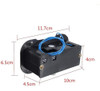 2x5 Polegadas 220v Bluetooth Amplificador Poder Amp Usb Tf 7