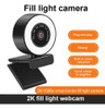 2k Anel De Luz-hd Web Cam Webcam Com Foco Fixo 1080p 4