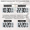 Txl Reloj De Pared Digital Extra Grande Con Retroiluminación 4