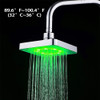 Chuveiro De 15* 15 Cm Com Sensor De Temperatura Led Tricolor 2