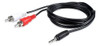 Cable 2 Rca A Miniplug Jack Estereo 3,5 Audio 3 Metros 2