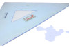 Escuadra 50cm 45° Sin Mm Acrilico Plantec Modelo 3150 0