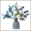 Ftpro Flores Y Jarrones Artificiales, Combinación Hortensias 0