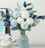 Ftpro Flores Y Jarrones Artificiales, Combinación Hortensias 3