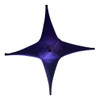 Estrela Malha Tecido Decoração  Festas Eventos - Roxo 0 Estrela Malha Tecido Decoração  Festas Eventos - Roxo 0