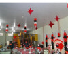 Estrela Malha Tecido Decoração  Festas Eventos - Roxo 4 Estrela Malha Tecido Decoração  Festas Eventos - Roxo 4