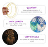 Aros De Arame De Macramê Dream Catcher Hoop Redondos, 5 Unid 2