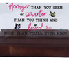 Placa Decorativa De Mesa De Acrílico Transparente Rústica Vi 5