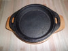 Provoletera De Fundición 2 Asas Base De Madera 2cm. 3