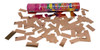 20 Unidades Lança Confete Metalizado Retangular Rose 30cm 2
