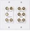 Placa De Pared 5.1 Para Home Theaters Parlante Y Subwoofer 2