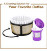 Kit De Filtro De Café K Duo De Repuesto Goloho Con Solución 4