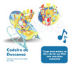Cadeira De Balanço Acolchoada Infantil Com Som E Vibração 5 Cadeira De Balanço Acolchoada Infantil Com Som E Vibração 5
