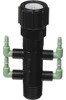 Orbit 67060 Quad Riser Adapter Manifold Full-flow, Negro 1