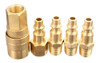 Acople Rapido P/ Neumatica Compresor 5 Pzs 1/4 0