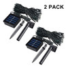 Paquete De 100 Luces Led Solares De Cadena De 42 Pies Y 8 Mo 2