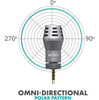Microfono Mini Portatil Omnidireccional Usb Para Computadora 2
