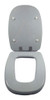 Asiento Inodoro Mad. Laqueada Hje Inoxi. Deca Modena Gris 0