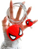 Kit Protetor De Cabo Usb E Capa Carregador Celular Spider 0