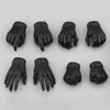 8pcs 1/6 Escala Figura Luva Mãos Modelo, Figuras De Ação 4