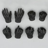 8pcs 1/6 Escala Figura Luva Mãos Modelo, Figuras De Ação 5