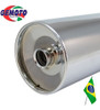 Caño De Escape Completo Para C110 Corto Cromado - Gemoto 2