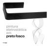 Kit Acessorios Para Banheiro Quadrado 5 Peças Preto Fosco 5