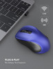 Trueque Mouse Inalambrico, Mouse Ergonomico De 2.4 Ghz Para 1