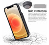Funda Billetera Para iPhone 12 / 12 Pro De Cuero Pu Negro 3