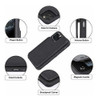 Funda Billetera Para iPhone 12 / 12 Pro De Cuero Pu Negro 4