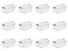 Esterilite 15qt Caja De Almacenamiento Apilable Transparente 0
