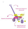 Triciclo Infantil Motoca Velotrol Ultra Menina Com Cestinha 2