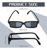 Gafas De Detective Con Espejo Interno Para Ver Atrás 1