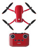 Stickers Protector Plotter Calcos Dron Dji Mini 2 Y 2se Rojo 0