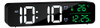Alanas Reloj Despertador Grande Con Pantalla De Fecha/temper 0