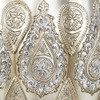 Ok Iluminación Paisley Jarrón Plata 2