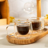 Par De Xícaras Café Parede Dupla Borossilicato Mimo Style Nf 3