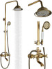 Kit De Ducha Vintage Para Exterior C/ceramica Laton Antiguo 0